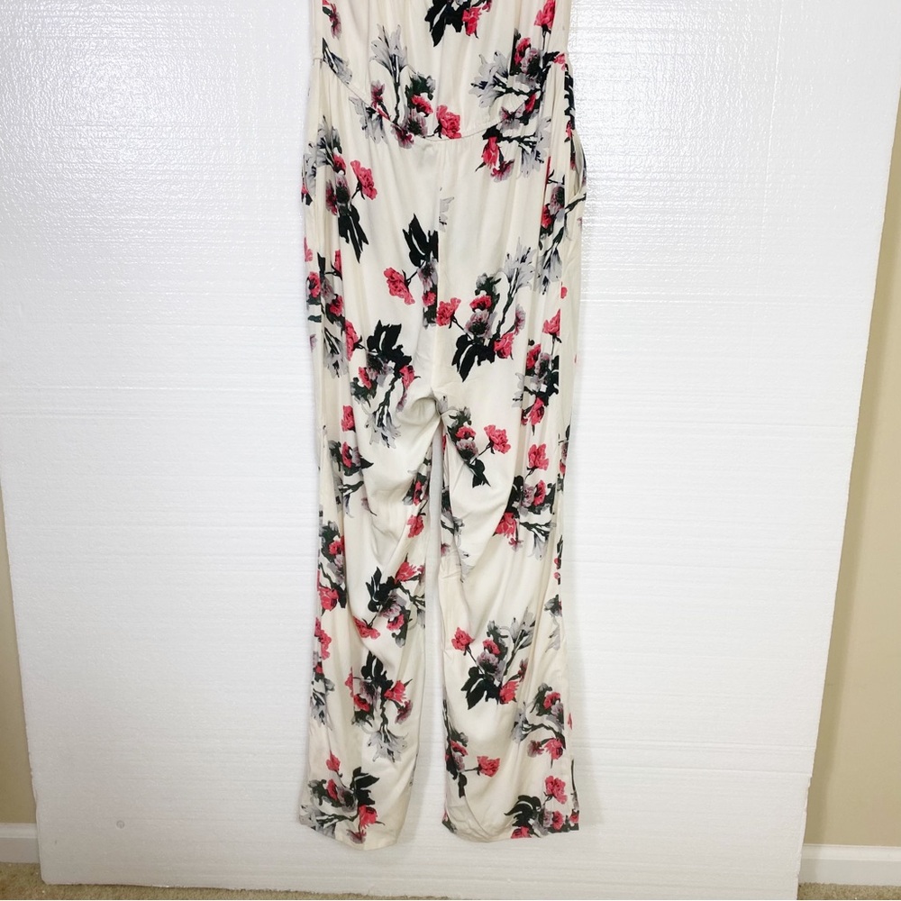 BB Dakota Romper Dress Floral Festival Dress Christmas Elastic Waist Pockets M - Picture 7 of 12
